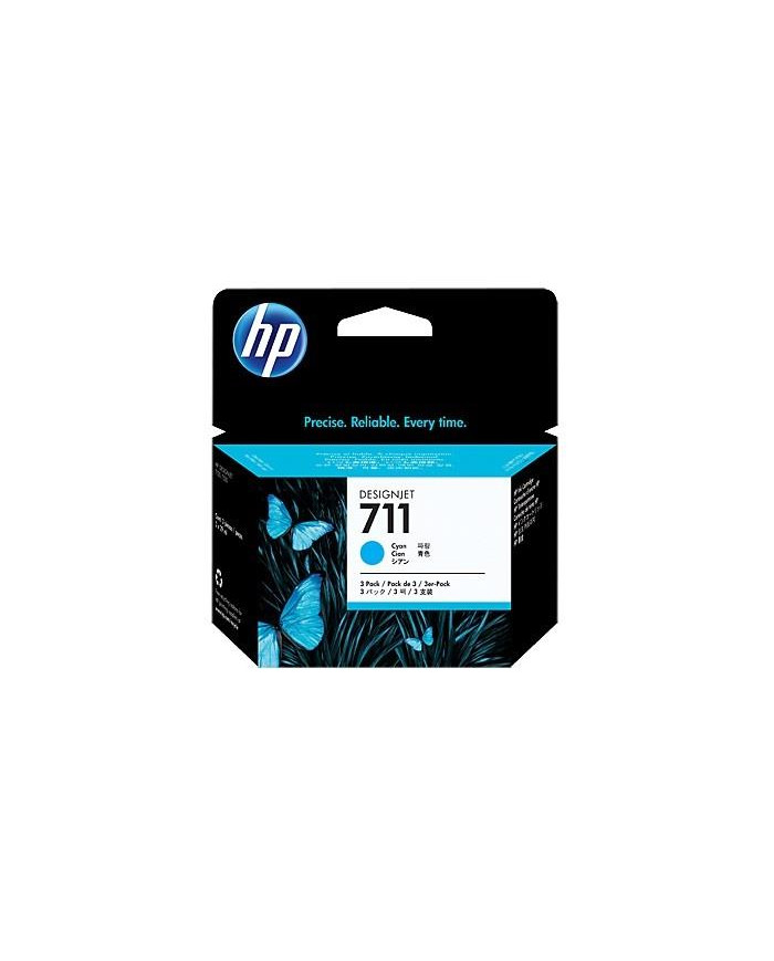  P HP 711 3-pack 29-ml Cyan DesignJet Ink Cartridges /p 
