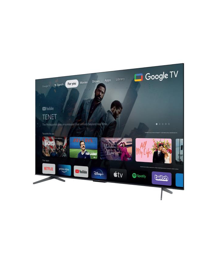 TCL 4K QLED TV With Google TV And Game Master.