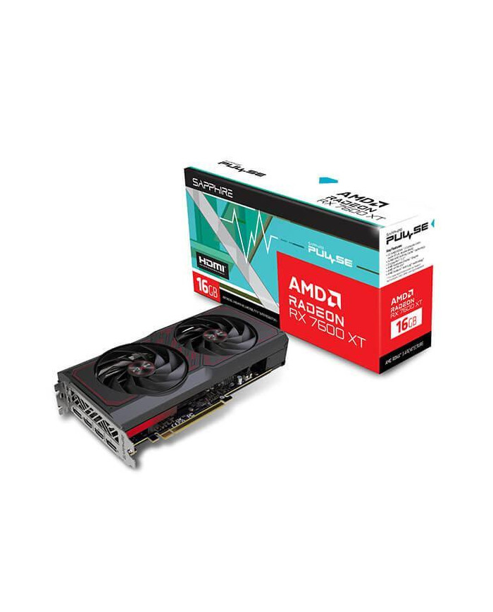 Graphics Card SAPPHIRE AMD Radeon RX 7600 XT 16 GB