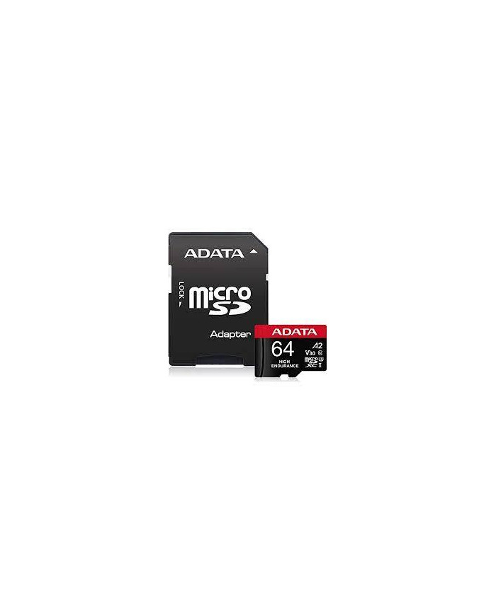MEMORY MICRO SDXC 64GB W/ADAP./AUSDX64GUI3V30SHA2-RA1 ADATA