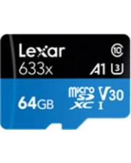 MEMORY MICRO SDXC 64GB UHS-I/W/ADAPTER LSDMI64GBB633A LEXAR