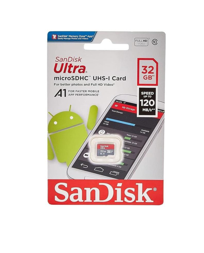 Sandisk By Western Digital MEMORY MICRO SDHC 32GB UHS-I/SDSQUA4-032G-GN6MN SANDISK