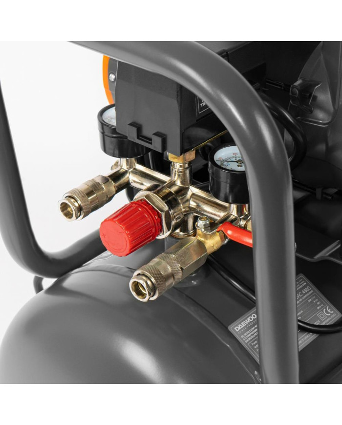 Daewoo Oil Free Air Compressor, 1,45*2 KW, 50l, 500 L/min, 2800 Rpm, 8 Bar, 38,5 Kg.