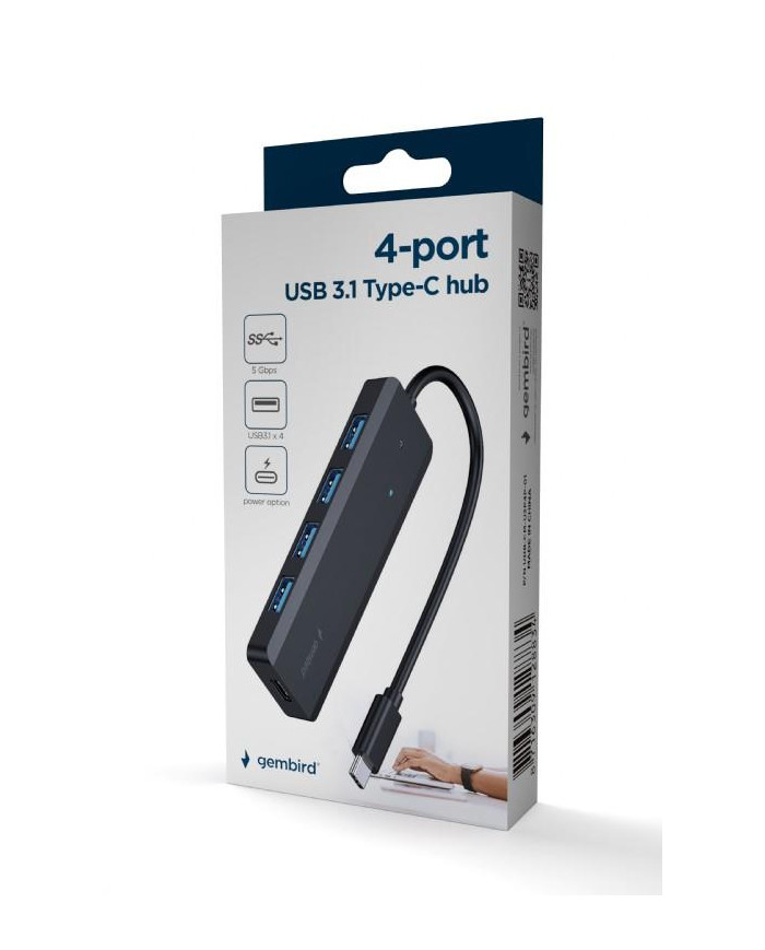 I/O HUB USB-C 4PORT/UHB-CM-U3P4P-01 GEMBIRD